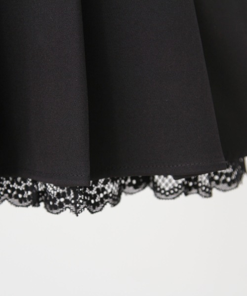 DearMyLove(ディアマイラブ)の「サス付きフリルレースアッププリーツスカート(スカート・レディース・ブラック・3L/LARGE/MEDIUM/SMALL)」の15枚目の写真