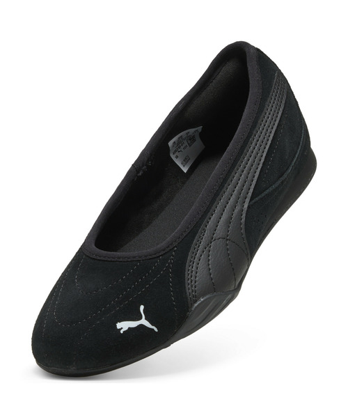 PUMA（プーマ）の「PUMA プーマ ウィメンズ プーマ キャッチ ソレイユ バレリーナ SD スニーカ（バレエシューズ・レディース・ブラック×ホワイト/ホワイト系その他・25.0cm/26.0cm/22.0cm/22.5cm/23.5cm/24.5cm/25.5cm/23.0cm/24.0cm）」の7枚目の写真