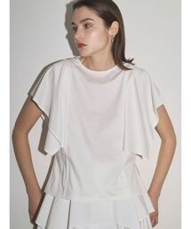 ELENDEEK | バックドレープカットソー【接触冷感/汗じみ防止】(Tシャツ/カットソー)