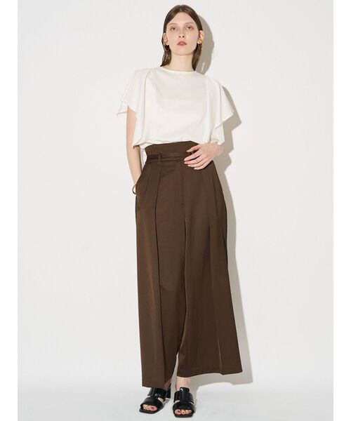 ELENDEEK(エレンディーク)の「バックドレープカットソー(Tシャツ/カットソー・レディース・ブラック/グレー/オフホワイト・FREE)」の15枚目の写真