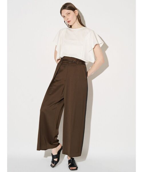 ELENDEEK(エレンディーク)の「バックドレープカットソー(Tシャツ/カットソー・レディース・ブラック/グレー/オフホワイト・FREE)」の16枚目の写真