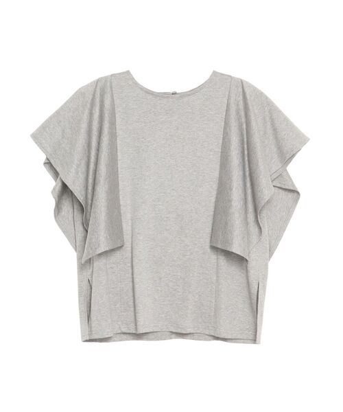 ELENDEEK（エレンディーク）の「BACK DRAPE CS（Tシャツ/カットソー・レディース・ブラック/グレー/オフホワイト・FREE）」の21枚目の写真