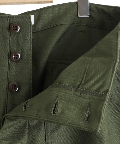 CIOTA（シオタ）の「CIOTA / シオタ：Baker Pants (Baggy)：PTLM-165[STD]（その他パンツ・メンズ・ダークオリーブ・4）」の4枚目の写真
