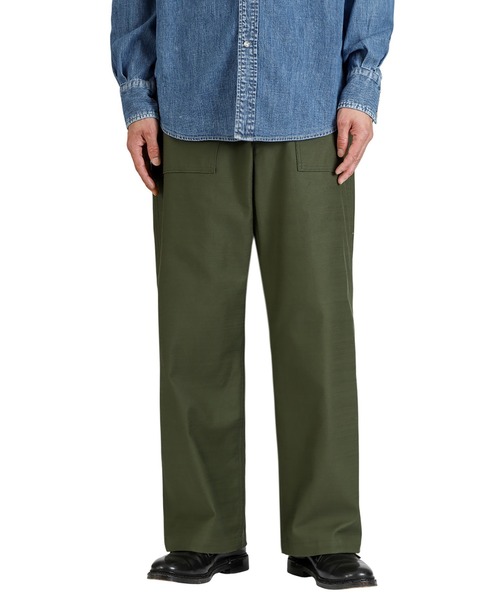 CIOTA（シオタ）の「CIOTA / シオタ：Baker Pants (Baggy)：PTLM-165[STD]（その他パンツ・メンズ・ダークオリーブ・4）」の8枚目の写真