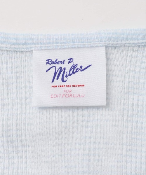 EDIT. FOR LULU（エディットフォールル）の「別注【miller×lulu】シアーツイントップス（Tシャツ/カットソー・レディース・サックスブルー/ピンク・FREE）」の16枚目の写真