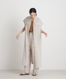 NANO universe（ナノユニバース）の「メランジドライ ベルト付きワンピース(セットアップ可)（ワンピース）」