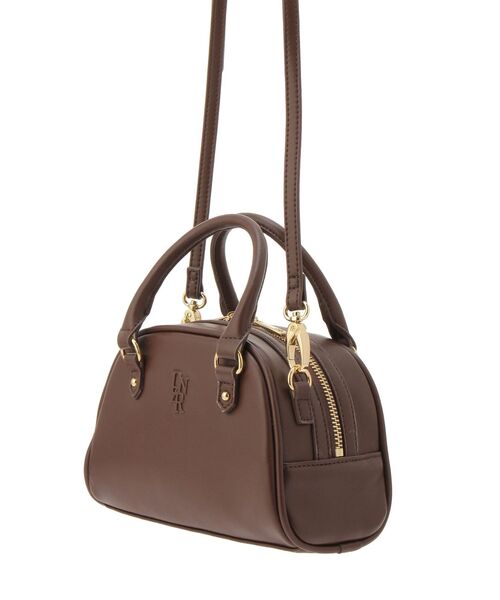 dazzlin(ダズリン)の「ハーフラウンドミニボストンバッグ(ハンドバッグ・レディース・ブラウン/ライム・FREE)」の11枚目の写真