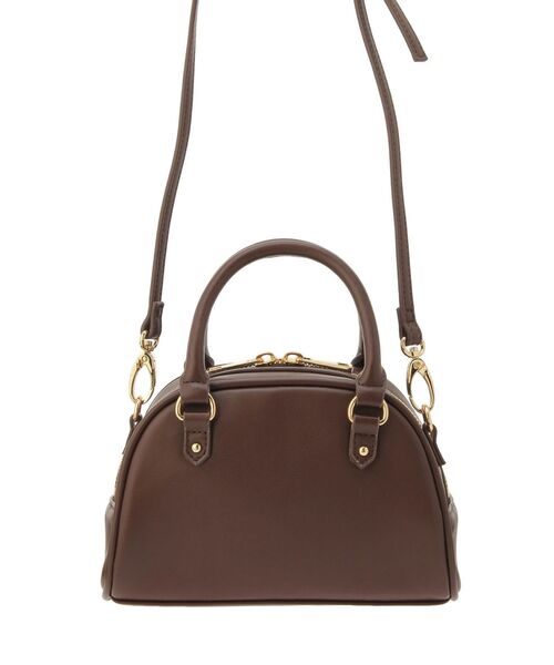 dazzlin(ダズリン)の「ハーフラウンドミニボストンバッグ(ハンドバッグ・レディース・ブラウン/ライム・FREE)」の12枚目の写真