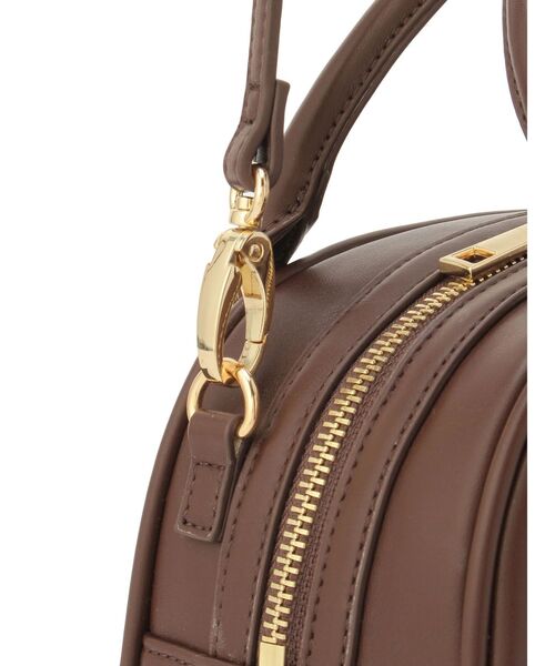 dazzlin(ダズリン)の「ハーフラウンドミニボストンバッグ(ハンドバッグ・レディース・ブラウン/ライム・FREE)」の13枚目の写真