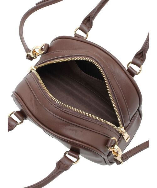 dazzlin(ダズリン)の「ハーフラウンドミニボストンバッグ(ハンドバッグ・レディース・ブラウン/ライム・FREE)」の14枚目の写真