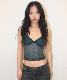 VENECY（ベネシー）の「Lace Cami Top（Tシャツ/カットソー）」