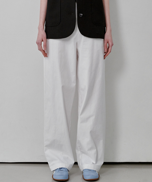 MALOUPE（マロップ）の「2174 ライトチノリラックスパンツ（ホワイト）（その他パンツ・レディース・ホワイト・26/28/30）」の3枚目の写真