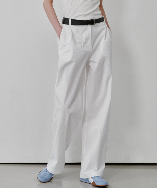 MALOUPE（マロップ）の「2174 ライトチノリラックスパンツ（ホワイト）（その他パンツ・レディース・ホワイト・26/28/30）」の4枚目の写真