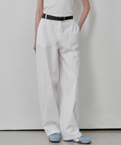 MALOUPE（マロップ）の「2174 ライトチノリラックスパンツ（ホワイト）（その他パンツ・レディース・ホワイト・26/28/30）」の5枚目の写真