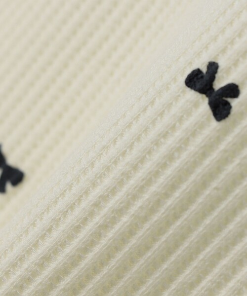 SHIPS any(シップス エニィ)の「SHIPS any:〈洗濯機可能〉ワッフル リボン クルーネック プルオーバー<KIDS>(Tシャツ/カットソー・キッズ・ホワイト系その他/ピンク/ライトグリーン・130/150/140)」の8枚目の写真