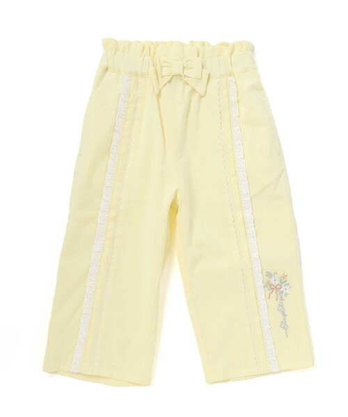 SLAP SLIP（スラップスリップ）の「ウエストリボン付き7分丈リラックスパンツ(90~130cm)（デニムパンツ・キッズ・イエロー/ブルー・100cm/130cm/120cm/90cm/110cm）」の13枚目の写真