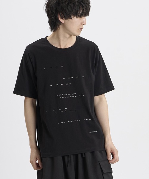 NO ID.(ノーアイディ)の「【NO ID.】Binary Number Print T-Shirt / バイナリー ナンバー プリント Tシャツ(Tシャツ/カットソー・メンズ・ブラック/ホワイト・2/1)」の17枚目の写真
