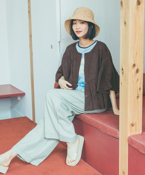 niko and...(ニコアンド)の「ライトオンスルーズデニムパンツ(デニムパンツ・レディース・ライトブルー/チャコール/インディゴブルー/ライトグリーン・MEDIUM/LARGE)」の10枚目の写真