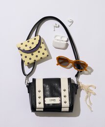 GRAIN | 【GRAIN/グレイン】クロココンビスタッズミニショルダーバッグ(トートバッグ)