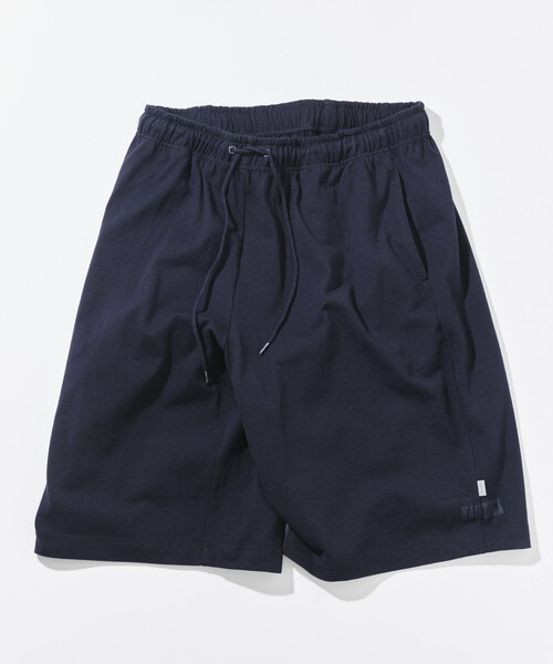 【NAVY】ツイル ベーシック ノープリーツ ショーツ NAUTICA/ノーティカ HIDDEN LOGO リラックスフィット イージーショーツ