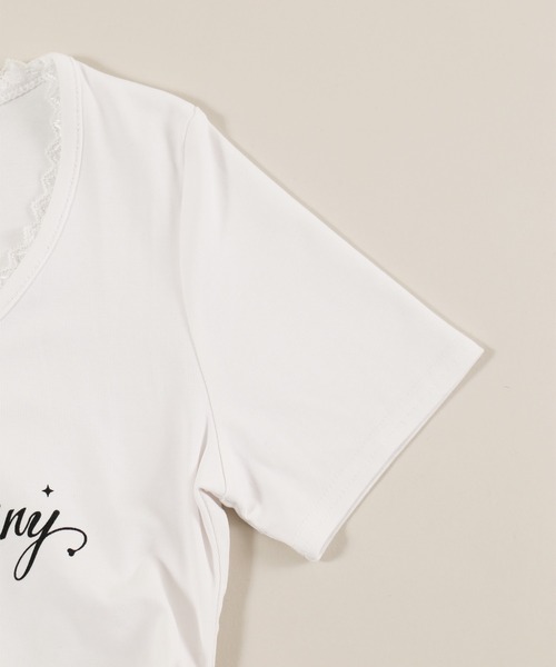 PHILLY(フィリー)の「メッセージロゴヘンリーコンパクトT(Tシャツ/カットソー・レディース・グレー/ホワイト・FREE)」の22枚目の写真