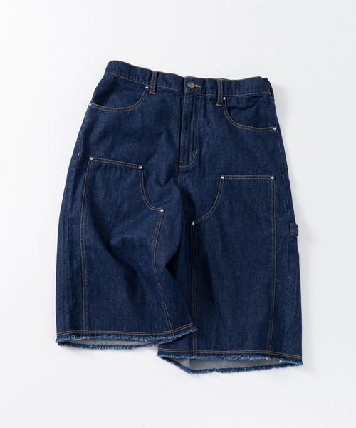ILL'S(イルズ)の「ダブルニーカーブショーツ / DOUBLE KNEE CURVE SHORTS メンズ ウィメンズ ユニセックス(デニムパンツ・メンズ・カーキ/ブラック/ブルー・L/M)」の10枚目の写真