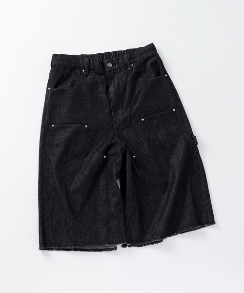 ILL'S(イルズ)の「ダブルニーカーブショーツ / DOUBLE KNEE CURVE SHORTS メンズ ウィメンズ ユニセックス(デニムパンツ・メンズ・カーキ/ブラック/ブルー・L/M)」の16枚目の写真
