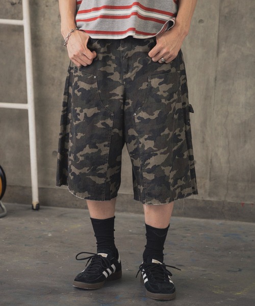 ILL'S(イルズ)の「ダブルニーカーブショーツ / DOUBLE KNEE CURVE SHORTS メンズ ウィメンズ ユニセックス(デニムパンツ・メンズ・カーキ/ブラック/ブルー・L/M)」の22枚目の写真