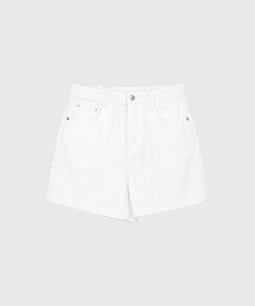 LOOKAST(ルックキャスト)の「ナディアサマー デニムショーツ_ホワイト / NADIA SUMMER DENIM SHORTS_WHITE(デニムパンツ・レディース・ホワイト・SMALL/MEDIUM)」の2枚目の写真