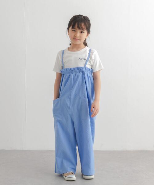 PETIT BATEAU(プチバトー)の「『別注』PETIT BATEAU×DOORS 刺繍ロゴTシャツ(Tシャツ/カットソー・キッズ・ホワイト/ネイビー/グレー・10A/8A/6A/110)」の4枚目の写真
