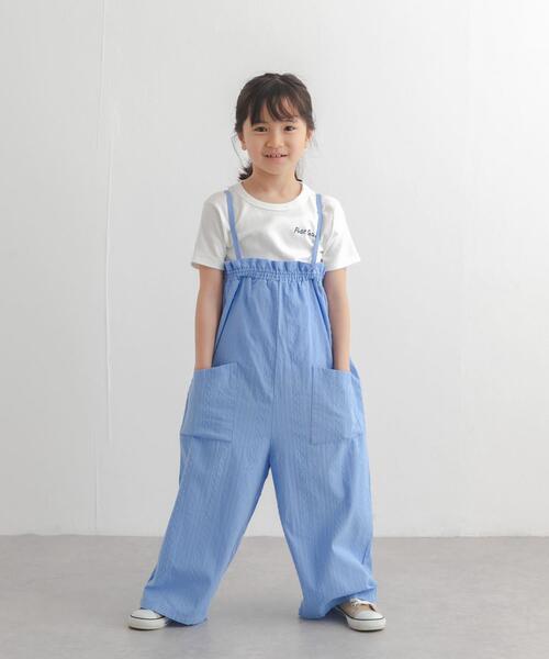 PETIT BATEAU(プチバトー)の「『別注』PETIT BATEAU×DOORS 刺繍ロゴTシャツ(Tシャツ/カットソー・キッズ・ホワイト/ネイビー/グレー・10A/8A/6A/110)」の5枚目の写真