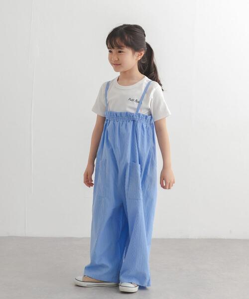 PETIT BATEAU(プチバトー)の「『別注』PETIT BATEAU×DOORS 刺繍ロゴTシャツ(Tシャツ/カットソー・キッズ・ホワイト/ネイビー/グレー・10A/8A/6A/110)」の7枚目の写真