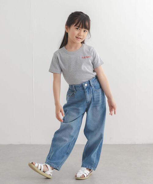 PETIT BATEAU(プチバトー)の「『別注』PETIT BATEAU×DOORS 刺繍ロゴTシャツ(Tシャツ/カットソー・キッズ・ホワイト/ネイビー/グレー・10A/8A/6A/110)」の18枚目の写真