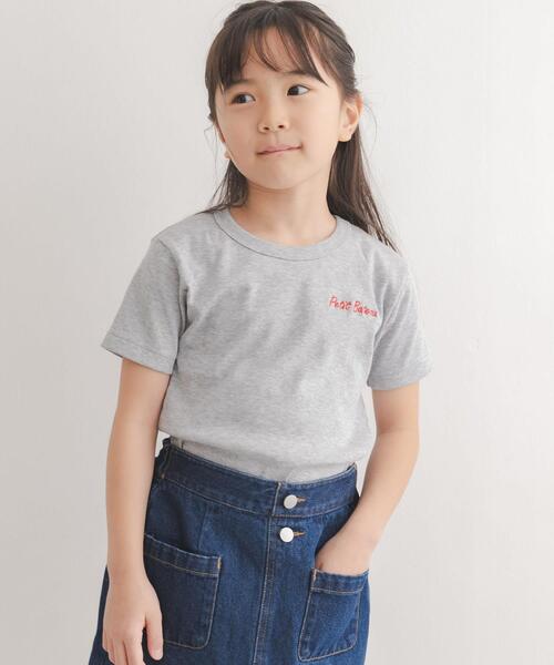 PETIT BATEAU(プチバトー)の「『別注』PETIT BATEAU×DOORS 刺繍ロゴTシャツ(KIDS)(Tシャツ/カットソー・キッズ・ホワイト/ネイビー/グレー・10A/8A/6A/110)」の10枚目の写真