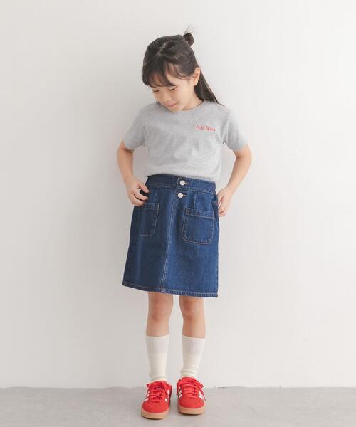 PETIT BATEAU(プチバトー)の「『別注』PETIT BATEAU×DOORS 刺繍ロゴTシャツ(KIDS)(Tシャツ/カットソー・キッズ・ホワイト/ネイビー/グレー・10A/8A/6A/110)」の14枚目の写真