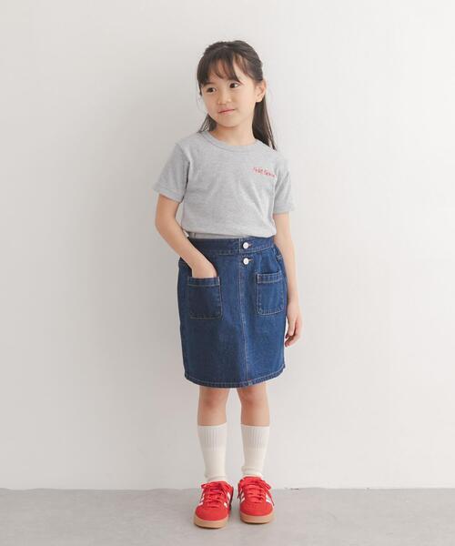PETIT BATEAU(プチバトー)の「『別注』PETIT BATEAU×DOORS 刺繍ロゴTシャツ(KIDS)(Tシャツ/カットソー・キッズ・ホワイト/ネイビー/グレー・10A/8A/6A/110)」の15枚目の写真