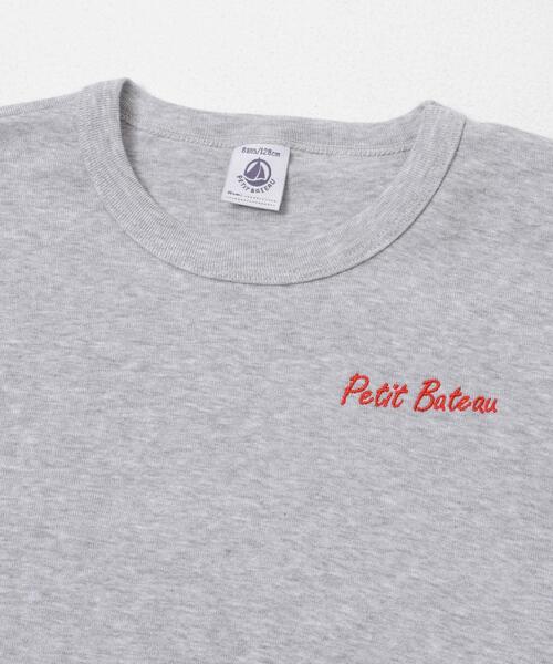 PETIT BATEAU(プチバトー)の「『別注』PETIT BATEAU×DOORS 刺繍ロゴTシャツ(KIDS)(Tシャツ/カットソー・キッズ・ホワイト/ネイビー/グレー・10A/8A/6A/110)」の17枚目の写真