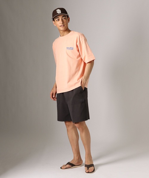 THOUSAND MILE（サウザンドマイル）の「【THOUSAND MILE(サウザンドマイル)】別注ショートパンツ[吸水速乾・UVカット]（その他パンツ・メンズ・チャコール/ブルー・LARGE/MEDIUM）」の5枚目の写真