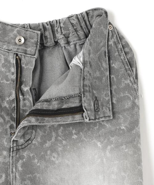 SIS(エスアイエス)の「SIS/エスアイエス/Leopard Denim Pants(デニムパンツ・レディース・グレー・L/M)」の2枚目の写真