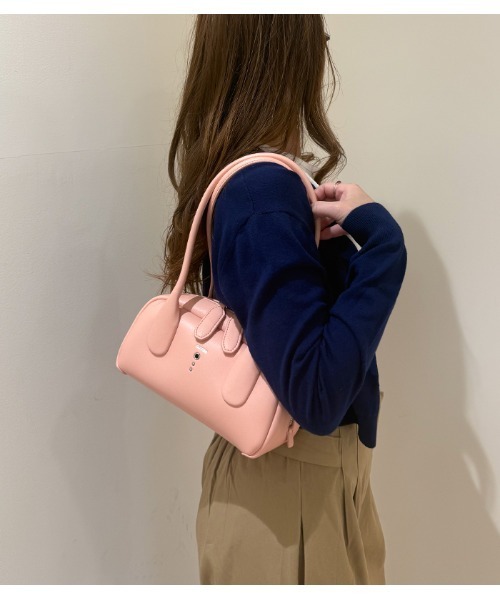 Desert Rose(デザートローズ)の「【no:rae /ノラエ】ミニボストンバッグ(ボストンバッグ・レディース・ピンク/アイボリー/イエロー・FREE)」の1枚目の写真