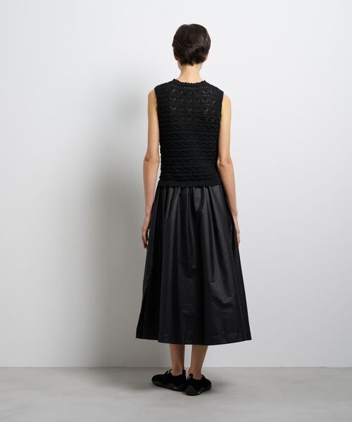 LANVIN en Bleu（ランバンオンブルー）の「レースノースリーブニット（ニット/セーター・レディース・イエロー/ブラック/オフホワイト・38）」の6枚目の写真
