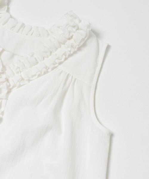 ITEMS URBANRESEARCH(アイテムズ アーバンリサーチ)の「2WAYフリルブラウス(シャツ/ブラウス・レディース・ホワイト/ブラック・FREE)」の11枚目の写真