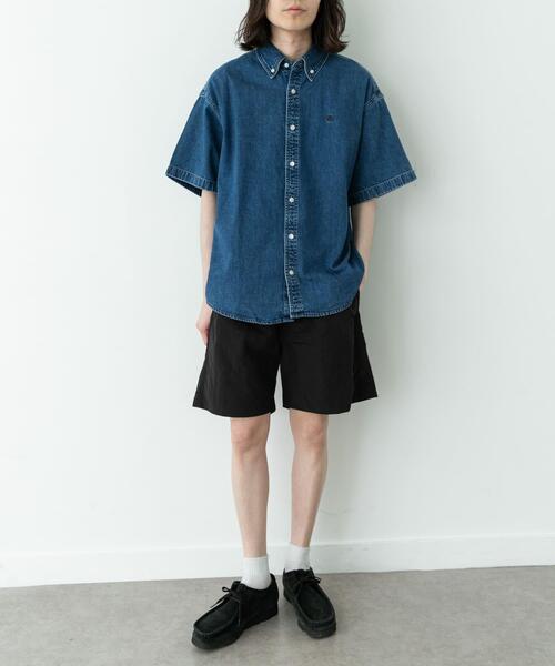 Carhartt(カーハート)の「CARHARTT SHORT-SLEEVE LUCAS SHIRTS(シャツ/ブラウス・メンズ・ブルー・MEDIUM)」の4枚目の写真