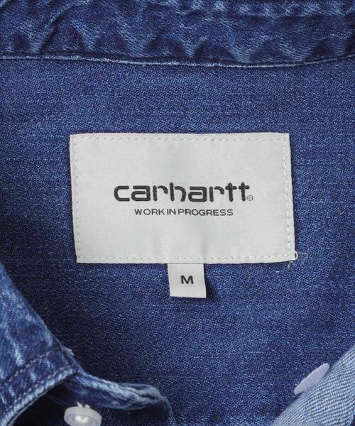 Carhartt(カーハート)の「CARHARTT SHORT-SLEEVE LUCAS SHIRTS(シャツ/ブラウス・メンズ・ブルー・MEDIUM)」の13枚目の写真