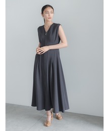 Te chichi | ミックスツイルジャンスカワンピース(セットアップ可)(ワンピース)