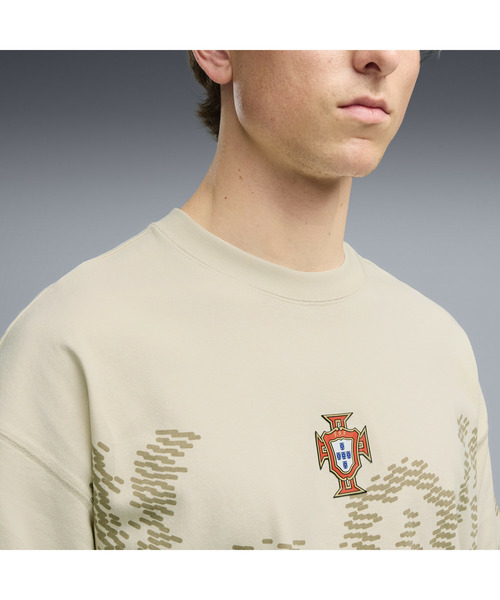 PUMA(プーマ)の「PUMA プーマ メンズ PUMA x サッカー ポルトガル代表 x サレヘ ベンバリー キ(Tシャツ/カットソー・メンズ・グリーン系その他/オフホワイト・LARGE/X-LARGE/SMALL/MEDIUM/X-SMALL)」の10枚目の写真