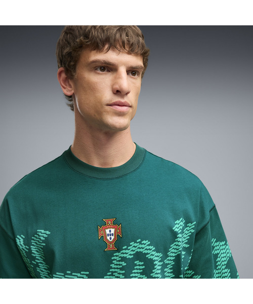 PUMA(プーマ)の「PUMA プーマ メンズ PUMA x サッカー ポルトガル代表 x サレヘ ベンバリー キ(Tシャツ/カットソー・メンズ・グリーン系その他/オフホワイト・LARGE/X-LARGE/SMALL/MEDIUM/X-SMALL)」の13枚目の写真