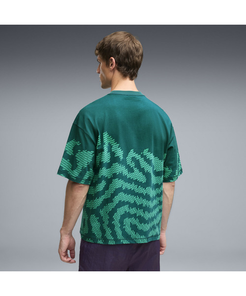 PUMA(プーマ)の「PUMA プーマ メンズ PUMA x サッカー ポルトガル代表 x サレヘ ベンバリー キ(Tシャツ/カットソー・メンズ・グリーン系その他/オフホワイト・LARGE/X-LARGE/SMALL/MEDIUM/X-SMALL)」の3枚目の写真