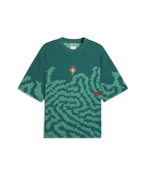 PUMA(プーマ)の「PUMA プーマ メンズ PUMA x サッカー ポルトガル代表 x サレヘ ベンバリー キ(Tシャツ/カットソー・メンズ・グリーン系その他/オフホワイト・LARGE/X-LARGE/SMALL/MEDIUM/X-SMALL)」の5枚目の写真