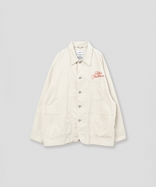 kha:ki(カーキ)の「「KHA:KI / カーキ」LOOSE CORD COVERALL(その他アウター・レディース・オフホワイト/ダークブラウン/ライトベージュ・1/2)」の2枚目の写真